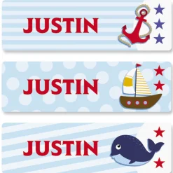 Nautical Name Personalized Stickers