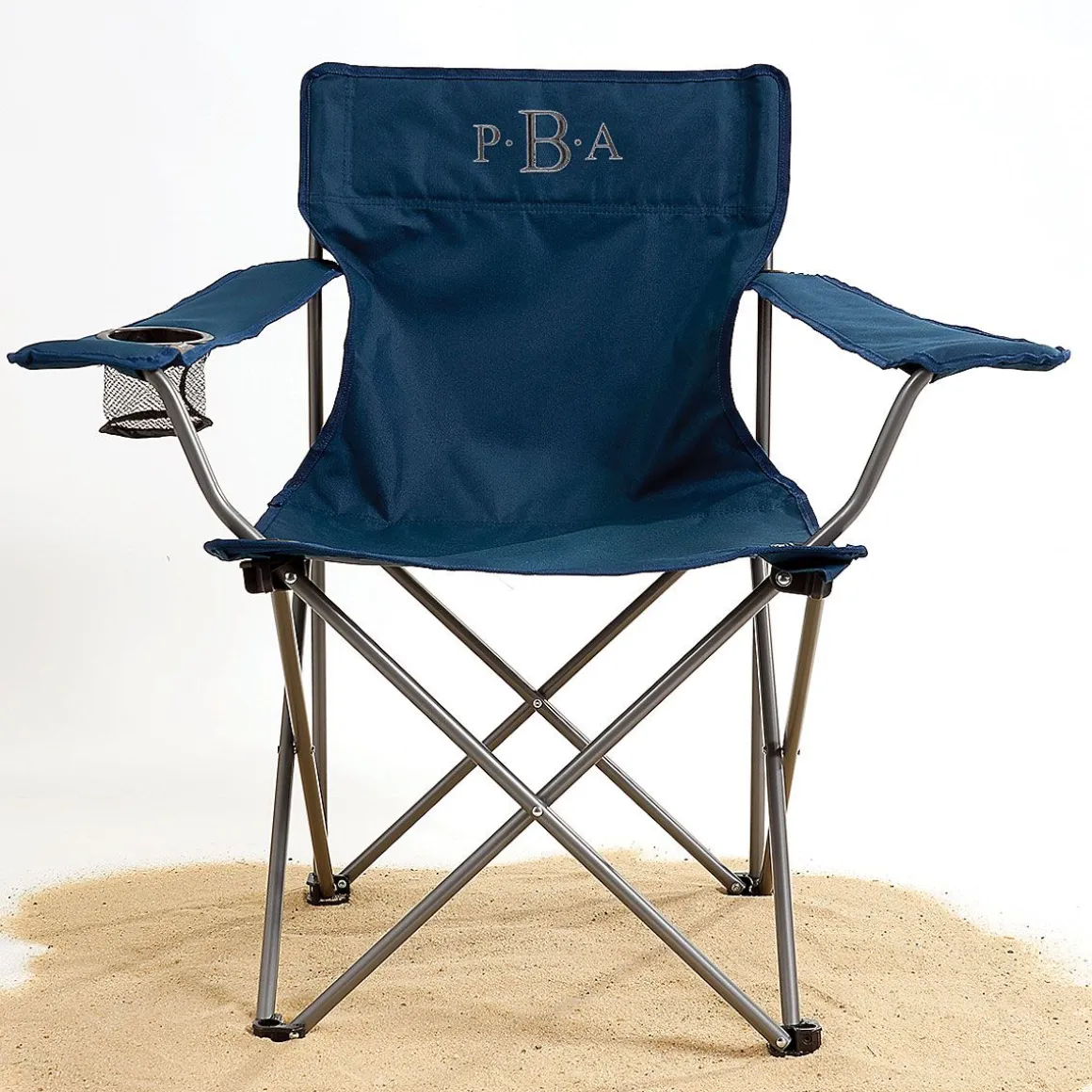 Navy Camping Personalized Foldable Chair