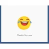 Navy LOL Emoji Note Cards