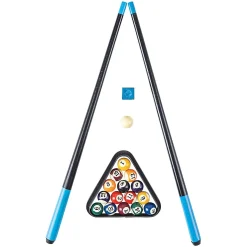 Neon Wooden Tabletop Pool Game