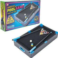 Neon Wooden Tabletop Pool Game