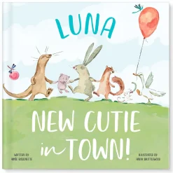 New Cutie In Town Personalized Storybook