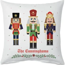 Nutcracker Holiday Personalized Pillow