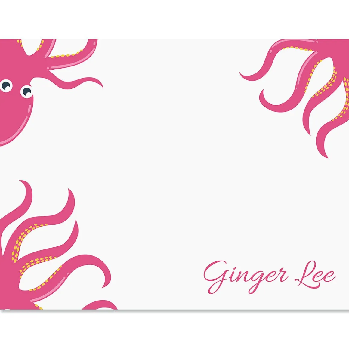 Octopus Correspondence Cards