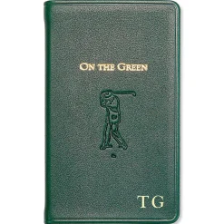 On The Green Personalized Leather-Bound Book