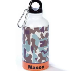 Orange/Brown Camo Water Bottle