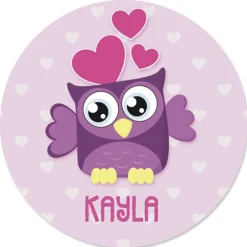 Owls Personalized Stickers