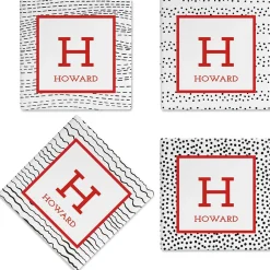 Pattern Personalized Ceramic Coasters