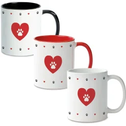Paw Print Personalized Ceramic Mug