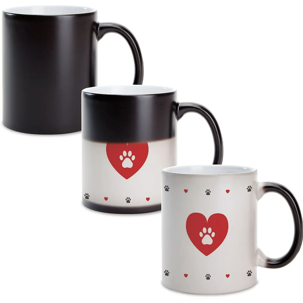 Paw Print Personalized Ceramic Mug