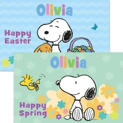 PEANUTS® Easter Personalized Kids' Placemat