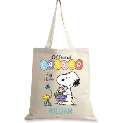 PEANUTS® Personalized Canvas Tote