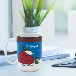 PEANUTS® Puffer Personalized Mug