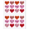 Personalized Animal Print Heart Stickers