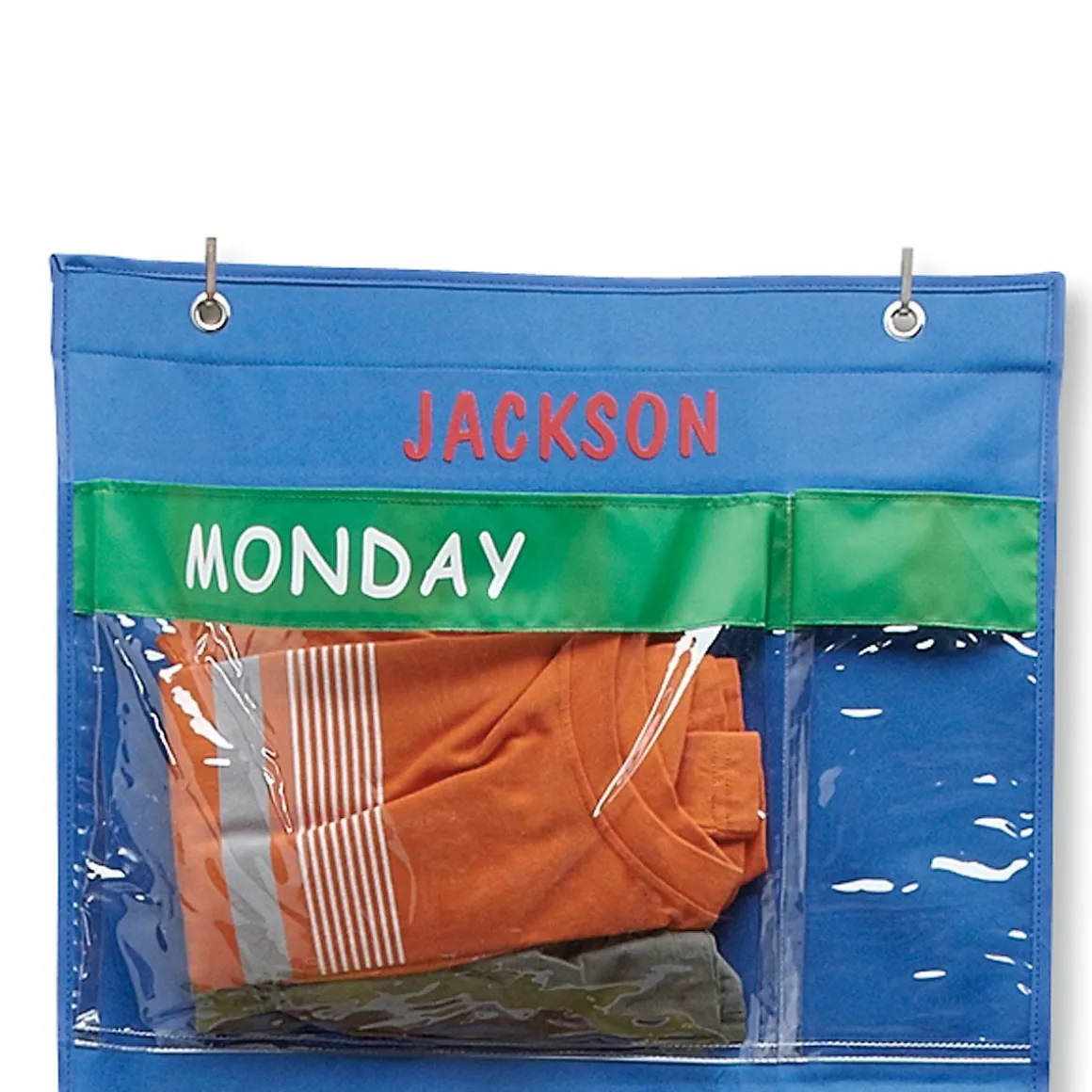Personalized Days-Of-The-Week Hanging Organizer