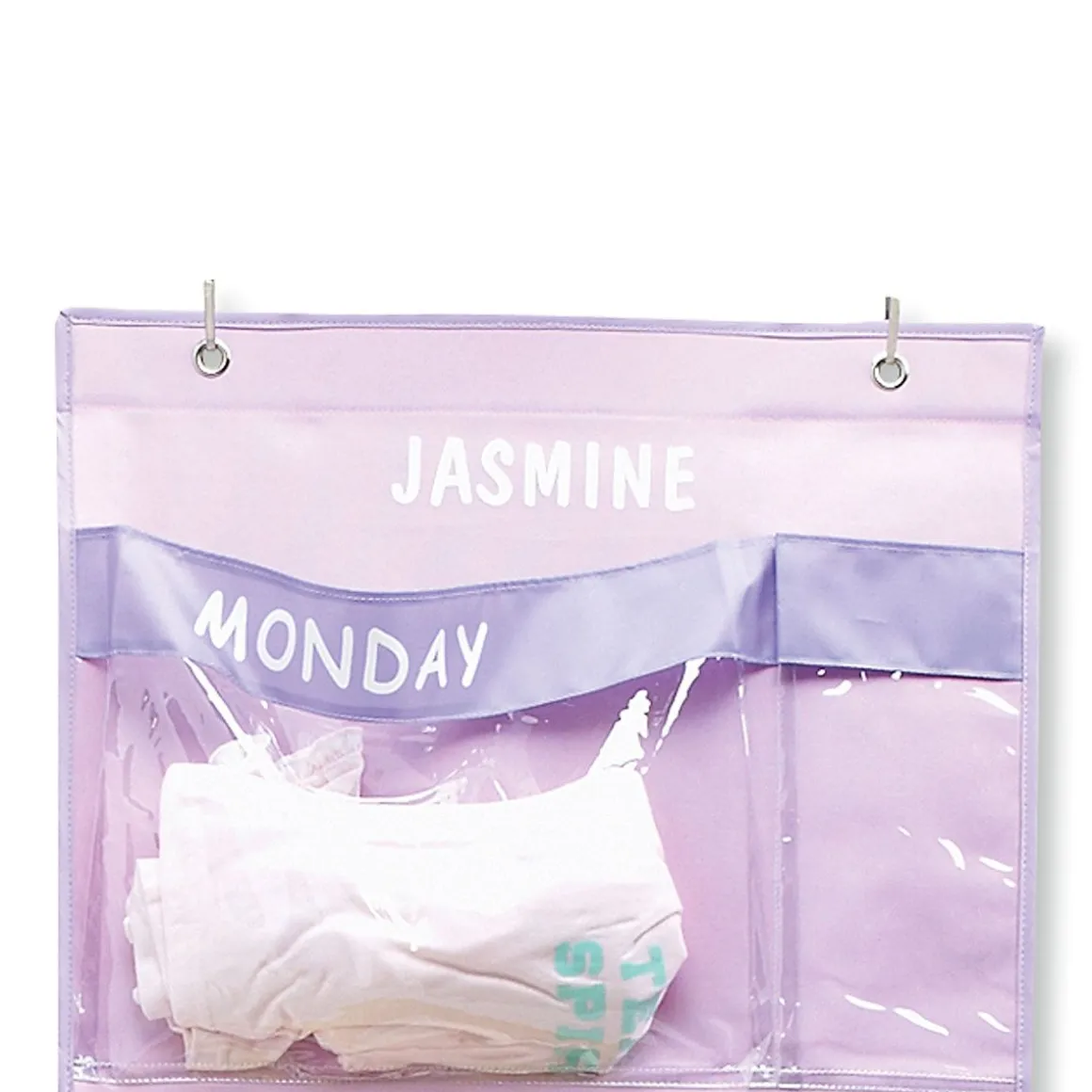 Personalized Days-Of-The-Week Hanging Organizer