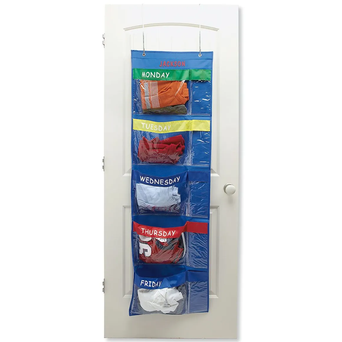 Personalized Days-Of-The-Week Hanging Organizer