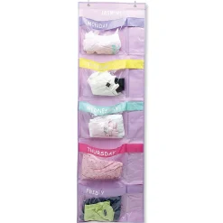 Personalized Days-Of-The-Week Hanging Organizer