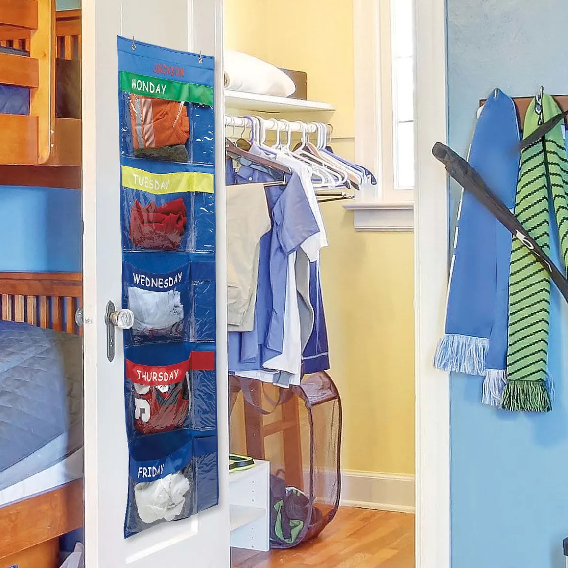 Personalized Days-Of-The-Week Hanging Organizer