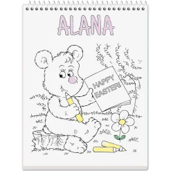 Personalized Easter Coloring Book