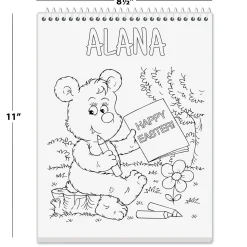 Personalized Easter Coloring Book