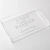 Personalized Eat, Drink and be Married Acrylic Tray