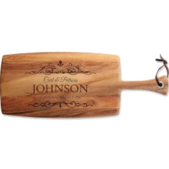 Personalized Established Paddle Cutting Board