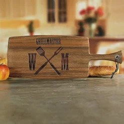 Personalized Grillmaster Paddle Cutting Board