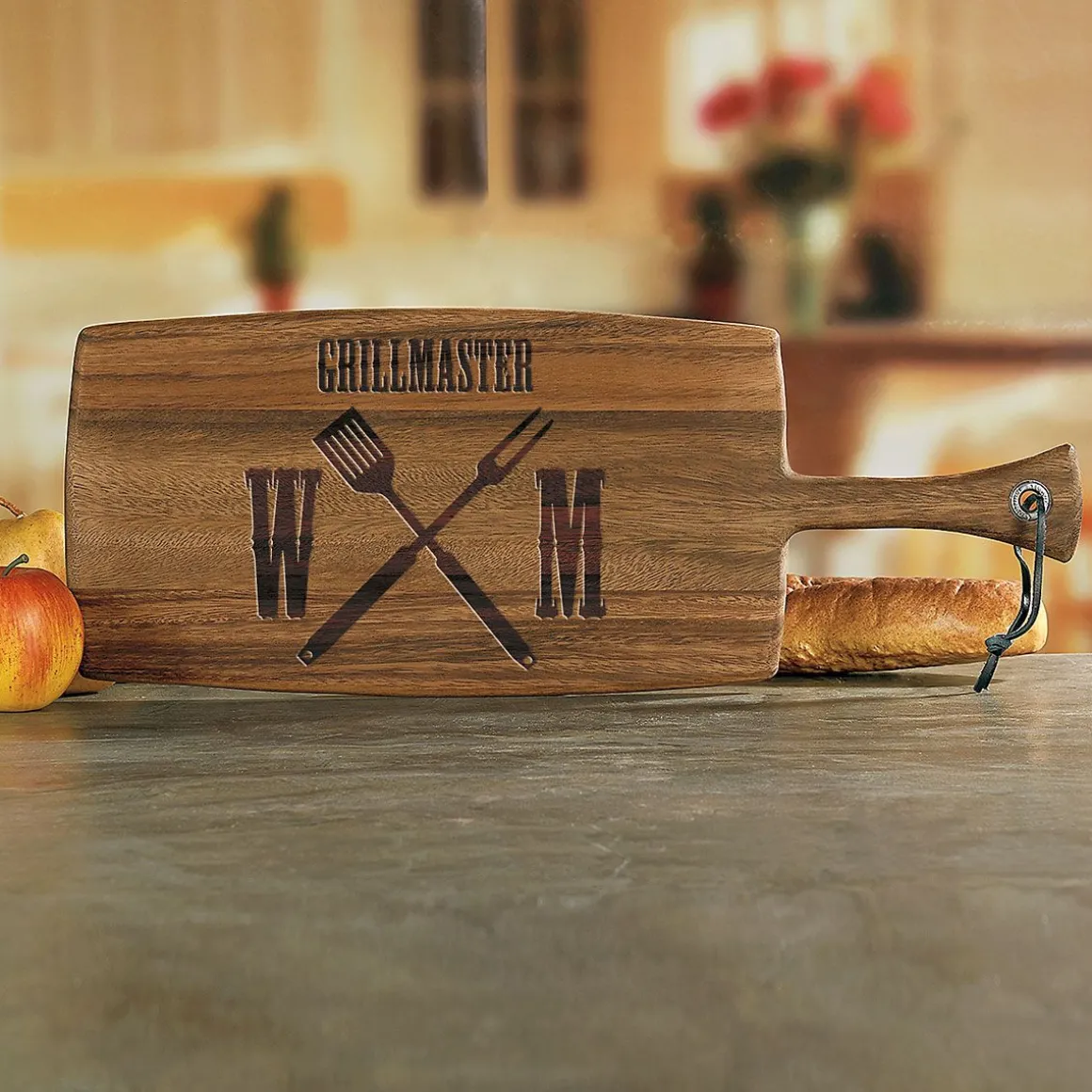 Personalized Grillmaster Paddle Cutting Board