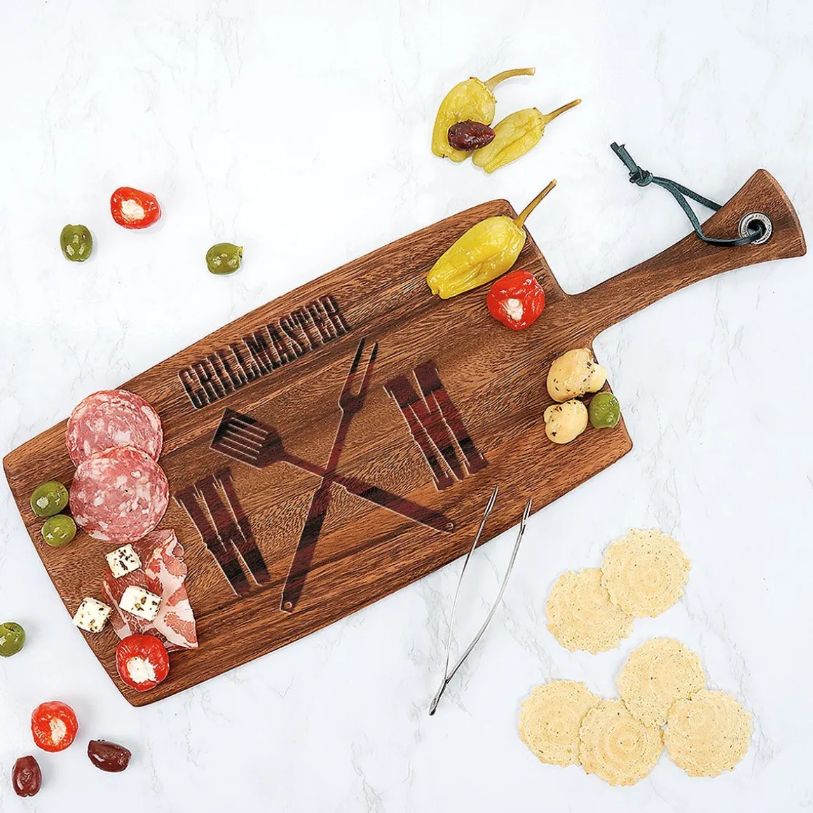 Personalized Grillmaster Paddle Cutting Board