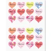 Personalized Heart Stickers