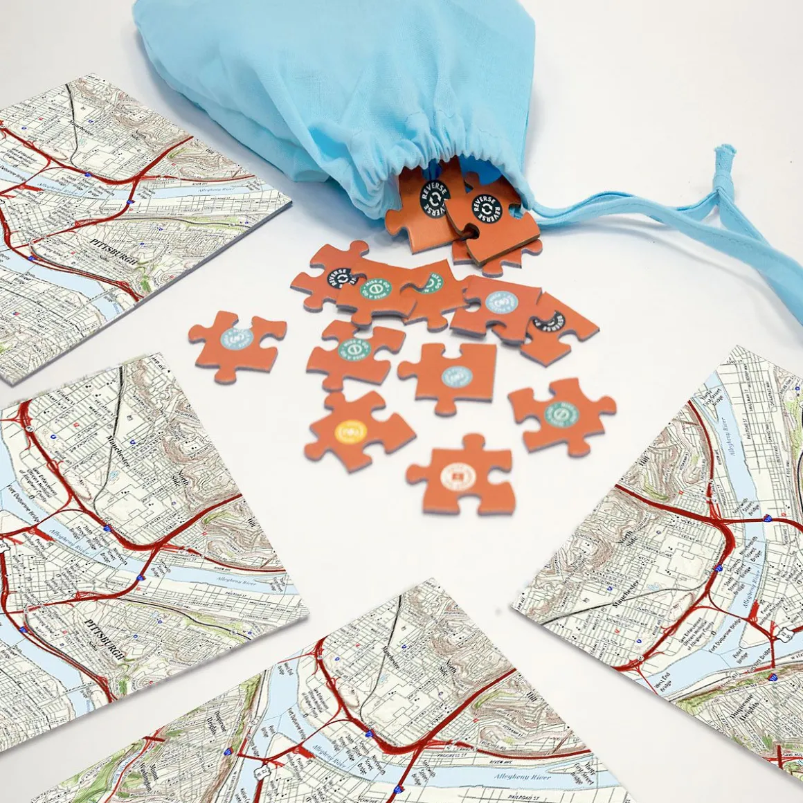 Personalized Hometown Map Puzzle Game