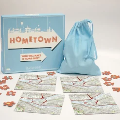 Personalized Hometown Map Puzzle Game