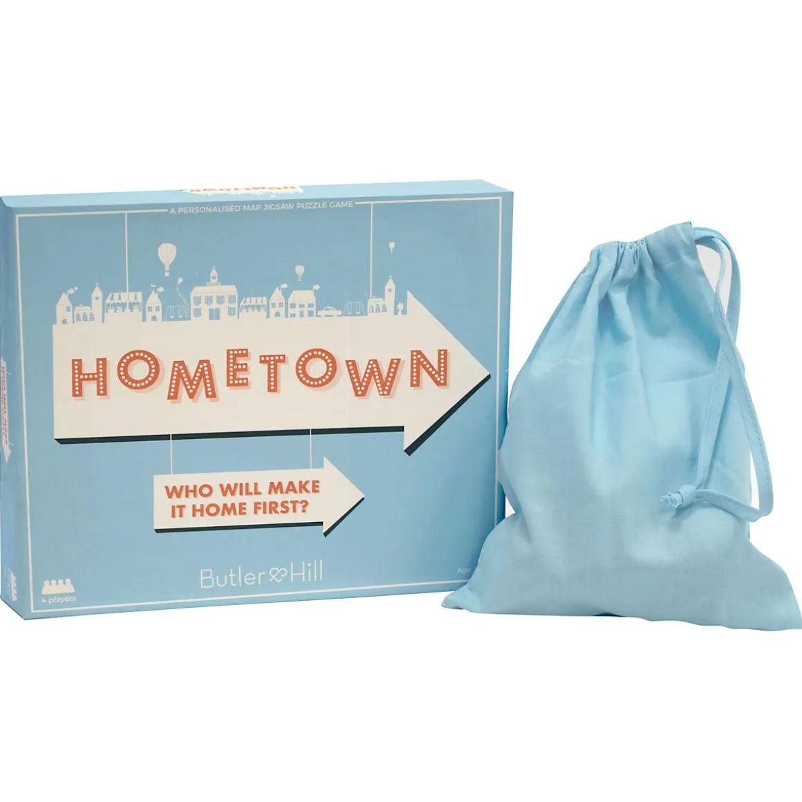 Personalized Hometown Map Puzzle Game
