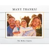 Personalized Horizontal Shiplap Thank You Photo Note Cards