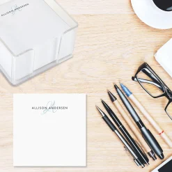 Personalized Initial Note Sheets in a Cube