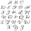 Personalized Initial Notes in a Tray