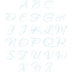 Personalized Initial Notes in a Tray