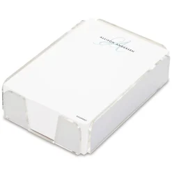 Personalized Initial Notes in a Tray
