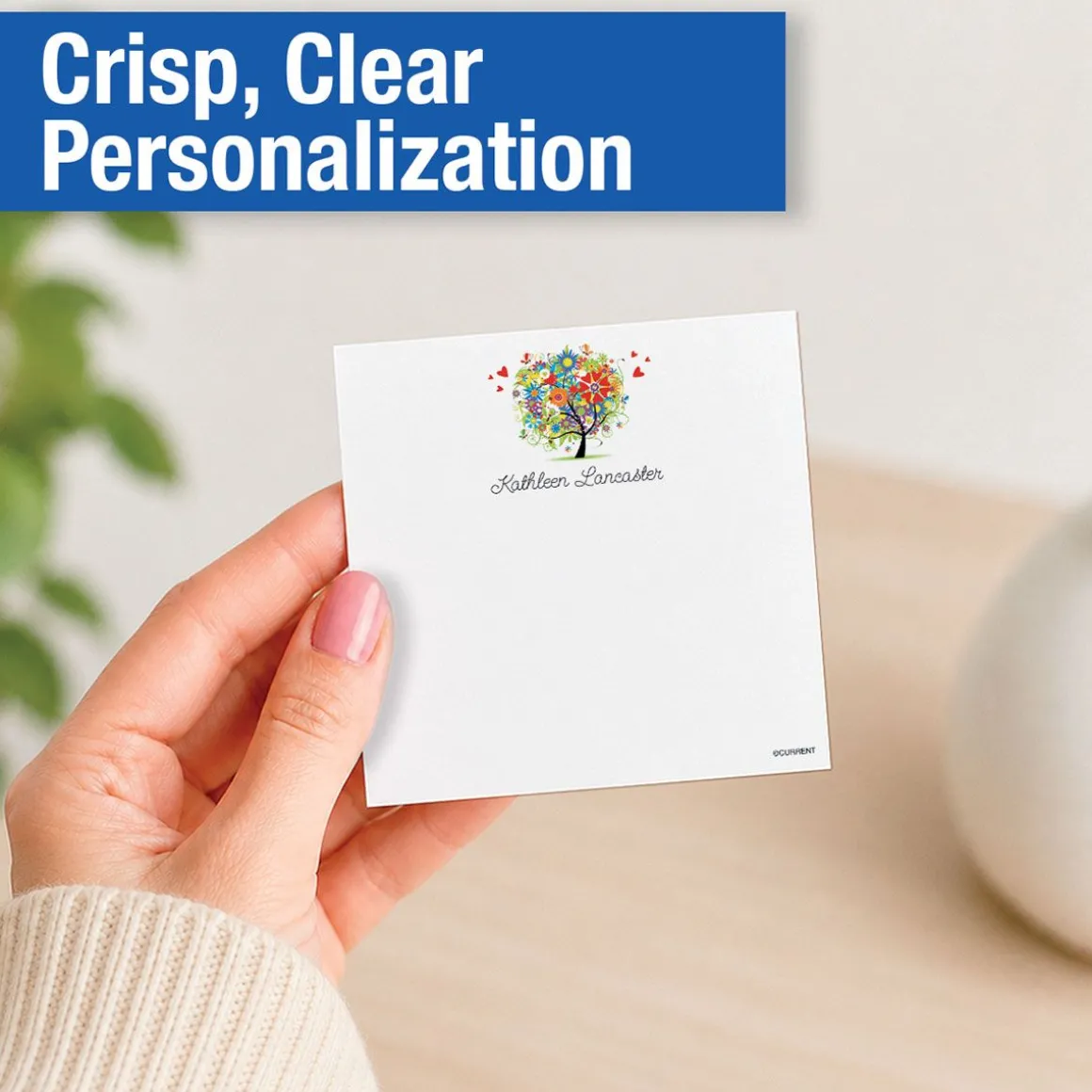 Personalized Love & Happiness Notes in a Cube