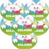 Personalized Oval Easter Stickers