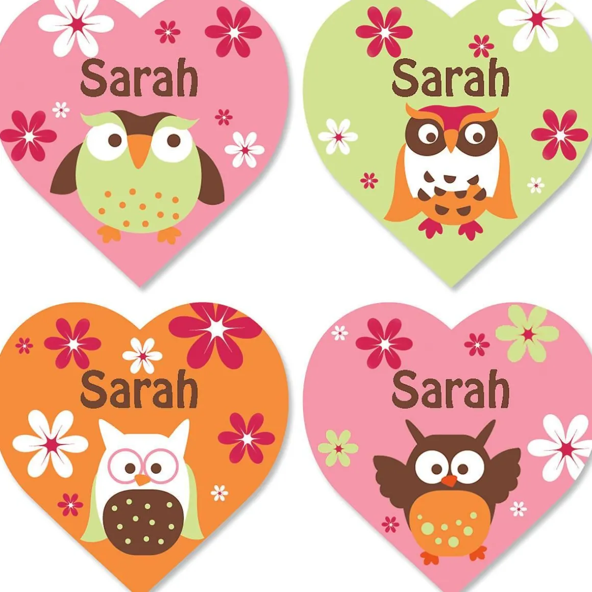 Personalized Owl Stickers