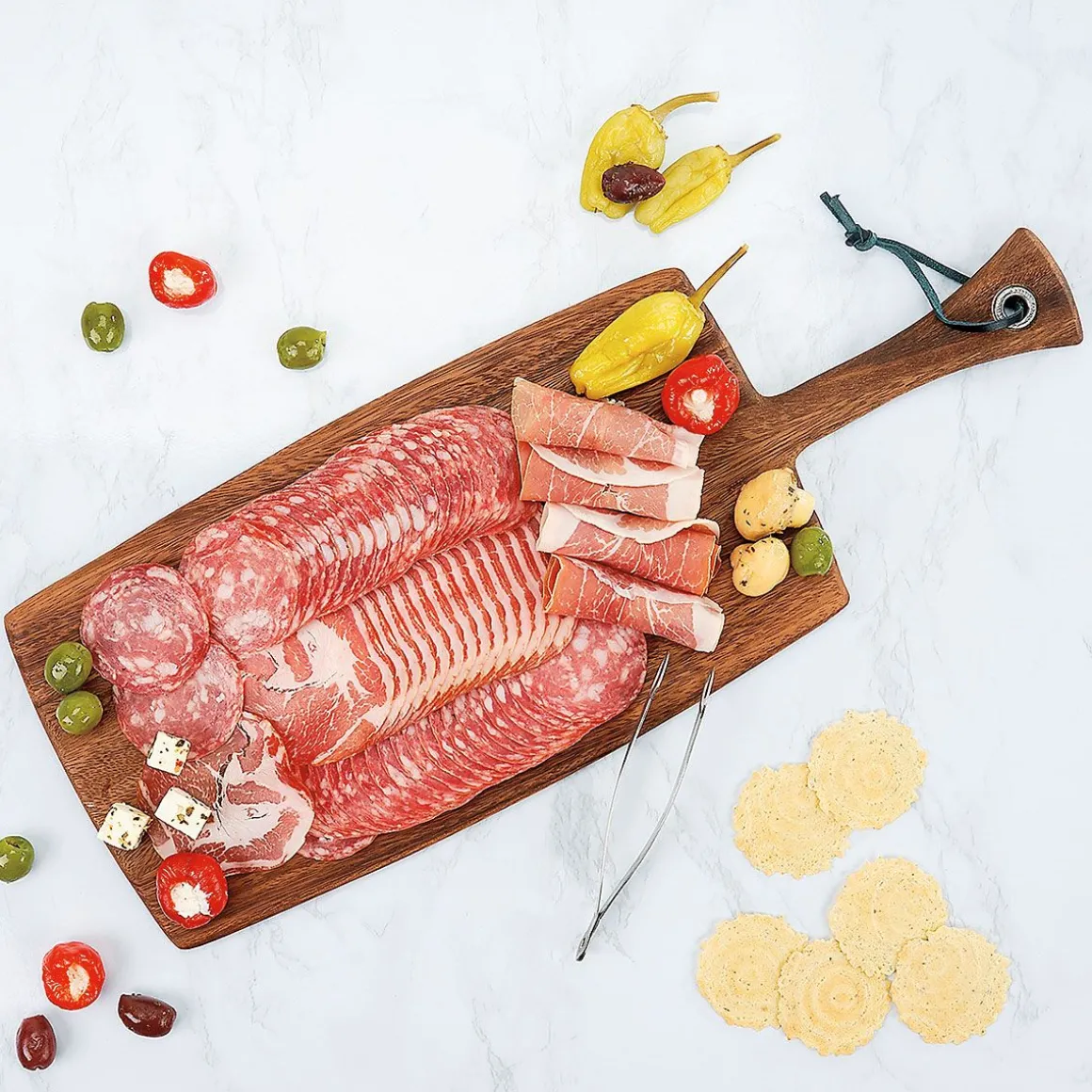 Personalized Swirl Wood Paddle Cutting Board