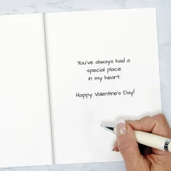 Personalized Tree Carving Valentine Card