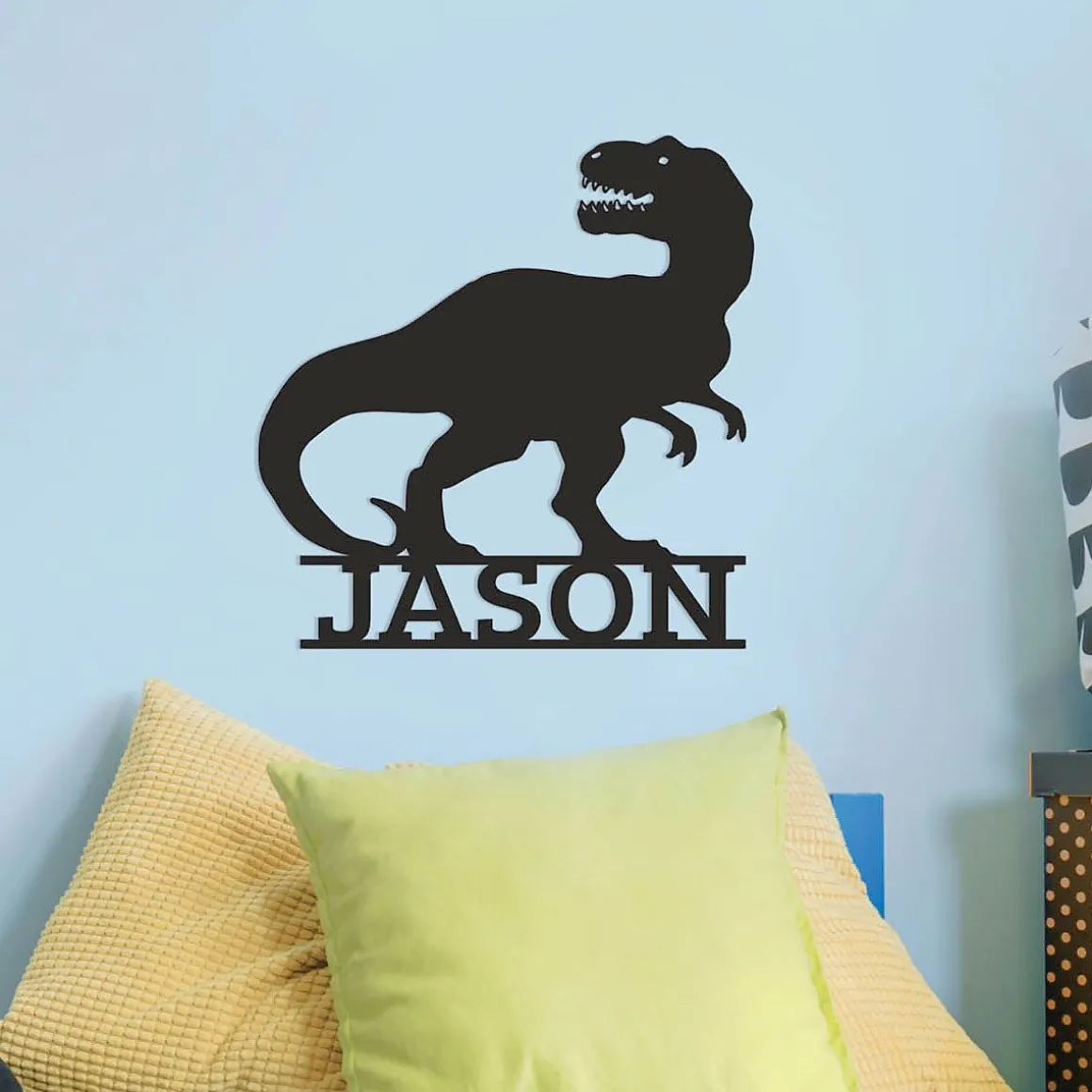 Personalized T-Rex Wooden Plaque - 2 Colors