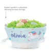 Personalized Unicorn Easter Basket with Liner