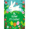 Personalized Woodland Bunny Easter Card