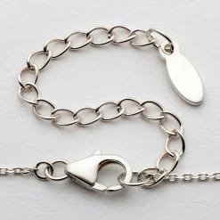 Petite Script Name Sterling Silver Necklace
