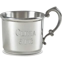 Pewter Personalized Baby Cup