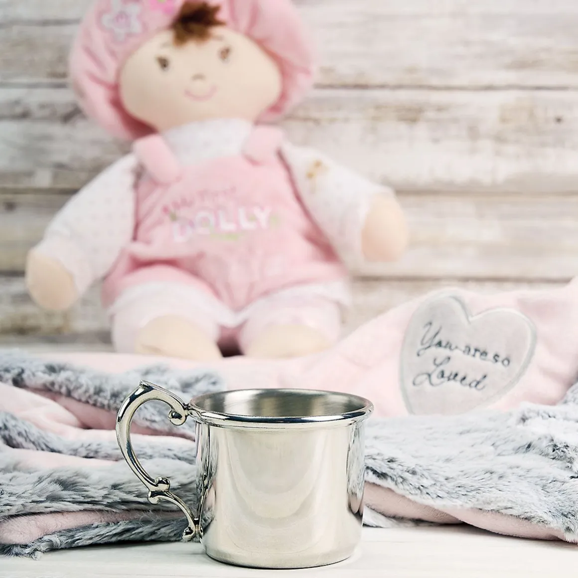 Pewter Personalized Baby Cup